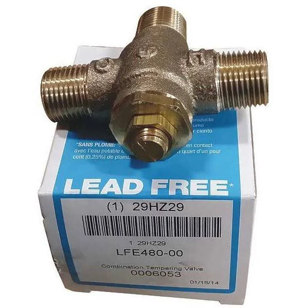 Powers Lfe480-10 Thermostatic Mixing Valve, 3/8 In.