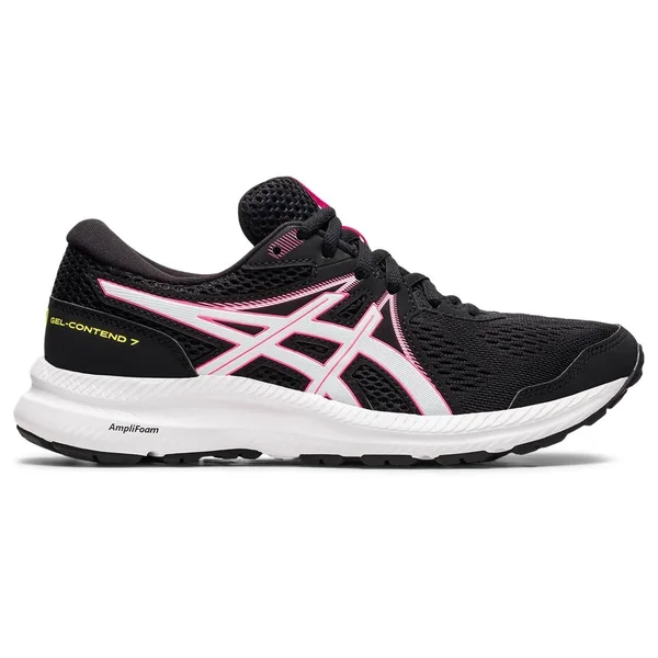 Asics Women's GEL-Contend 7 Running Shoes, Black/Hot Pink