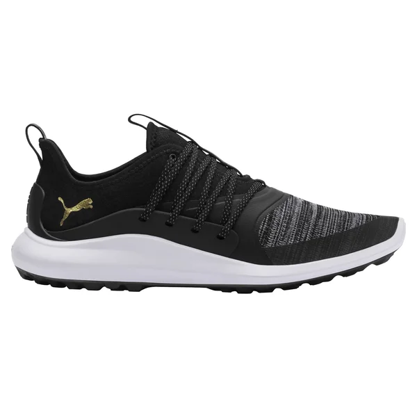 Puma Ignite NXT Solelace Men's Golf Shoes - 8.5, Black/Gold