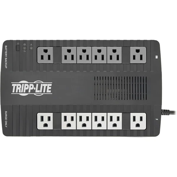 Tripp Lite UPS 900VA 480W Desktop Battery Back Up AVR 50/60Hz Compact 120V USB RJ11 UPS - 480W - 900 VA
