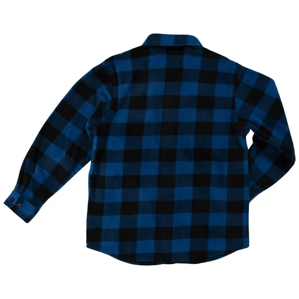 Tough Duck Buffalo Check Fleece Shirt (Color: Red Buffalo Check, Size: XL)