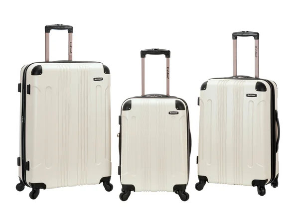 Rockland Sonic 3 Piece Luggage Set; White