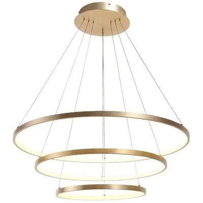 Dyal 3 - Light Unique Tiered LED Chandelier Orren Ellis Finish: Gold - Color Temperature: 3000K
