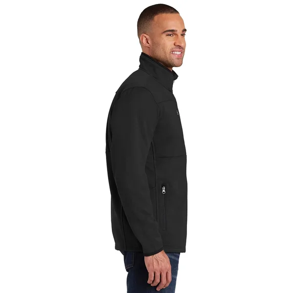 Port Authority F222 Pique Fleece Jacket - Black - 4XL