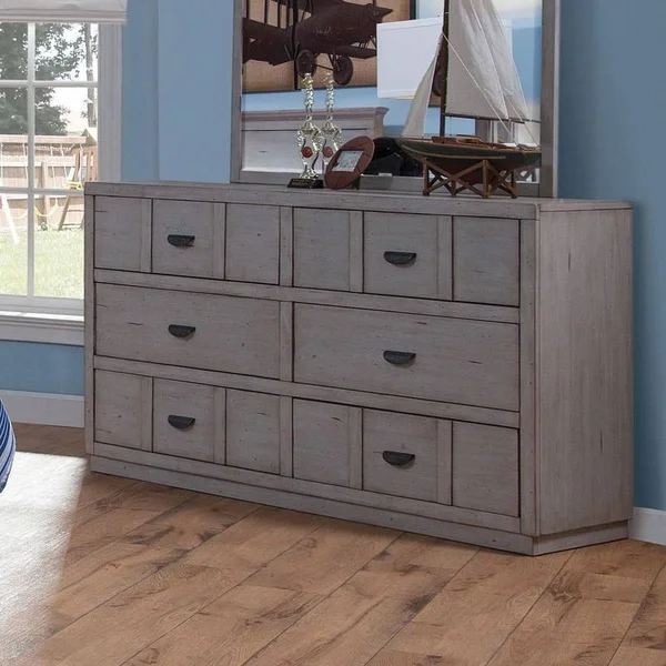 American Woodcrafters Provo Double Dresser