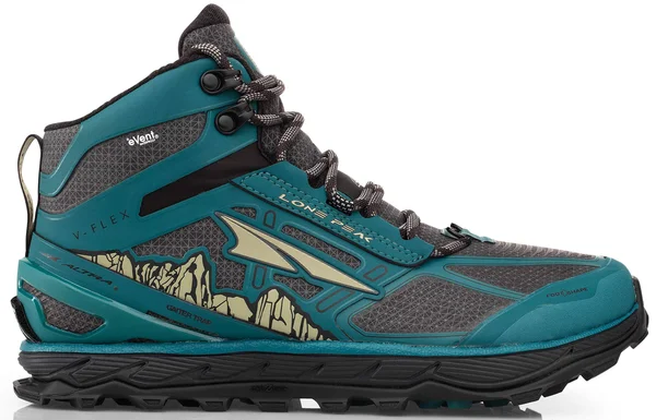 Altra - Women's Lone Peak 4 Mid RSM 5.5, Green/Gray