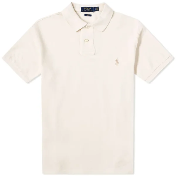 Polo Ralph Lauren Slim Fit Polo Antique Cream
