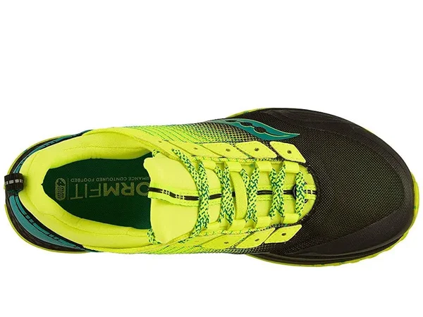 Saucony Mad River TR Citron/Black, Men's, Size: 7.5