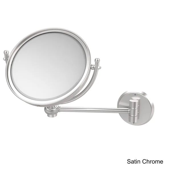 Allied Brass 8-in Wall Mounted Make-Up Mirror 3X Magnification - Venetian Bronze