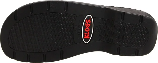 Klogs Naples Black Tooled