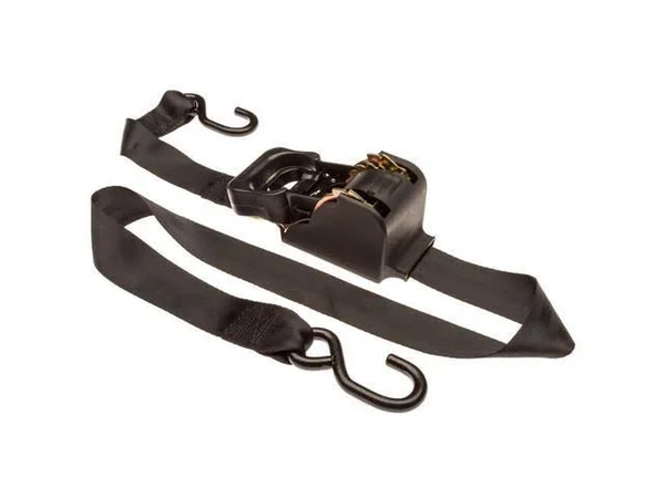 4 Pack - 2x22 x 10& Retractable Ratchet Strap with S-Hooks