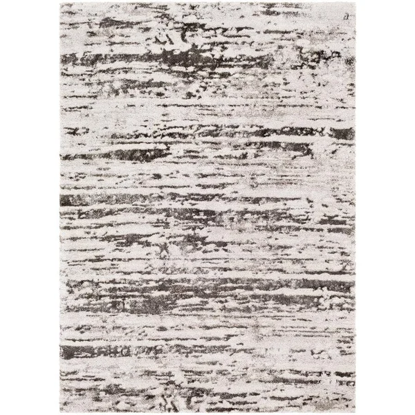 Artistic Weavers Aldina Gray 6 ft. 7 in. x 9 ft. 6 in. Abstract Area Rug, Medium Gray