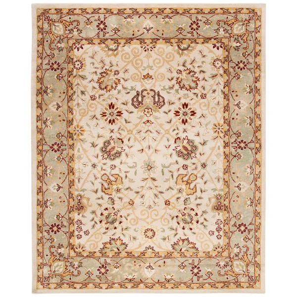 Safavieh Antiquity Green/Brown Area Rug; 5& x 8&