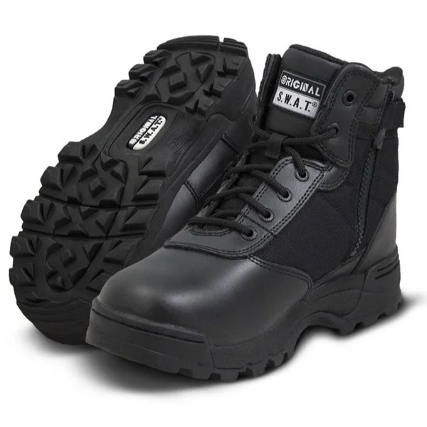 Original S.W.A.T. Men's Classic 6x22 Side Zip Wide, Black