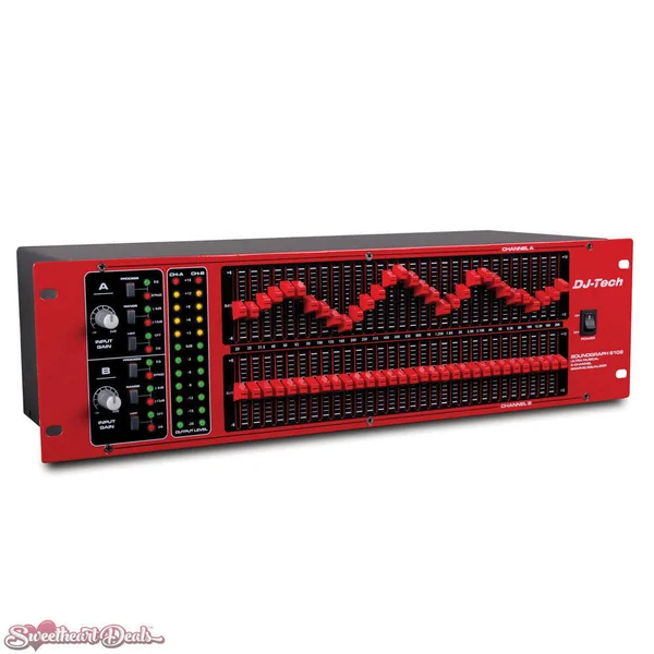 DJ Tech SOUNDGRAPH6102 2-Channel - 31-Band Graphic Equalizer