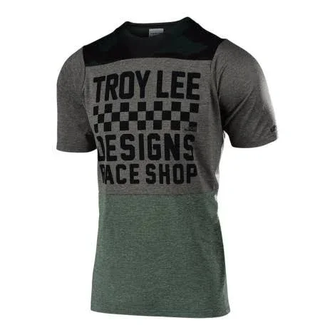 Troy Lee Designs Skyline Checkers SS Jersey Navy/Red - XXL