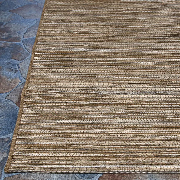 Couristan Cape Hinsdale/Brown-Ivory Rug - 3&11x22 x 5&6x22