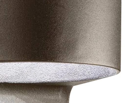 Kichler Lighting 11077AZT Outdoor Wall Light, Textured Architectural Bronze