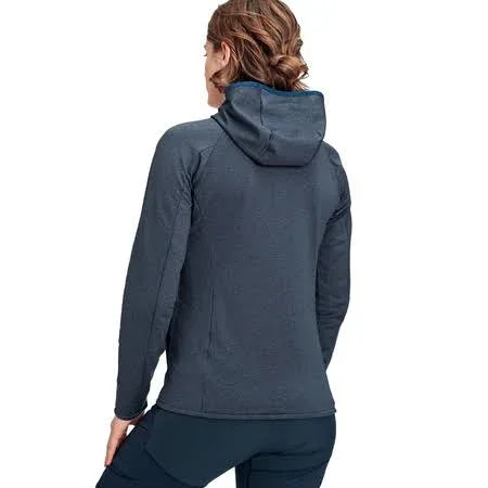 Mammut Nair ml Hooded Jacket - Women's Peacoat Melange, L