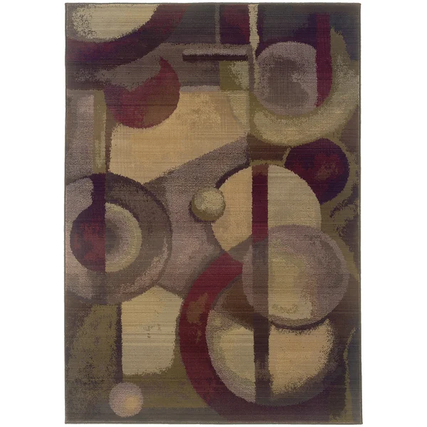 Oriental Weavers Generations 8013A Purple/Green 8& Square Area Rug