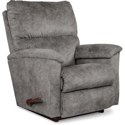 Brooks Rocker Recliner La-Z-Boy Upholstery Color: Charcoal, Reclining Type: Manual