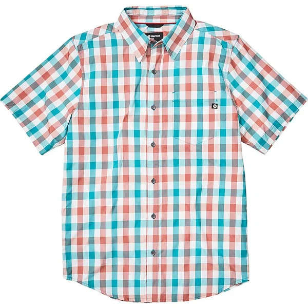 Marmot: Men's Kingswest Short Sleeve - Enamel Blue 2210