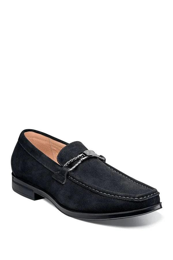 Stacy Adams Neville Loafer, Men's, Black, Size 10.5, Loafers
