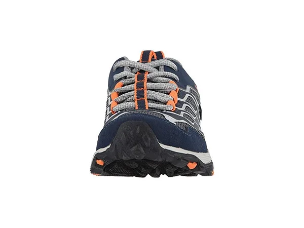 Merrell Kid's Moab FST Low Waterproof, Size: 6, Navy/Grey/Orange