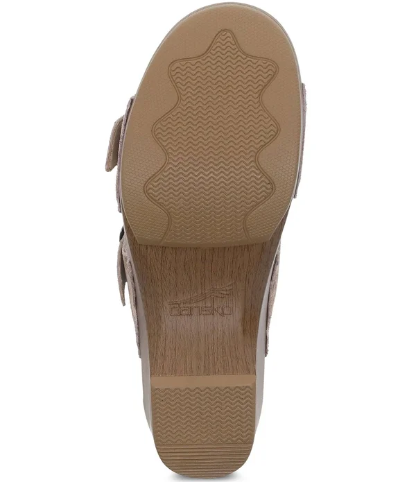 Dansko Women's Sophie Sandal - Taupe Metallic 39