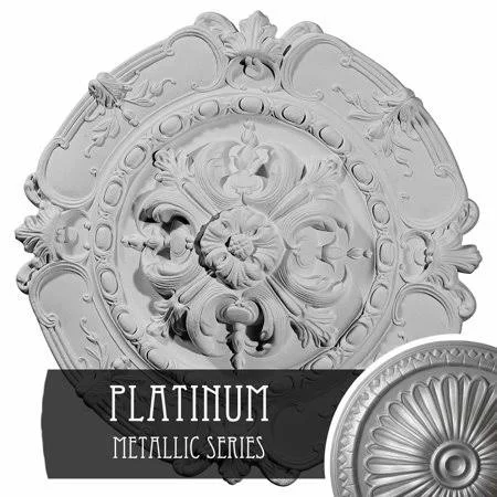 Ekena Millwork CM16MLPES 16x22OD x 3 5/8x22ID x 3/4x22P Melonie Ceiling Medallion (Fits Canopies Up to 6 3/8x22) - Hand-Painted P