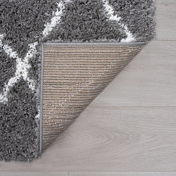 Tayse Jersey Shag Mira JRS1107 Gray Area Rug Rectangle 3&3x22 x 4&11x22