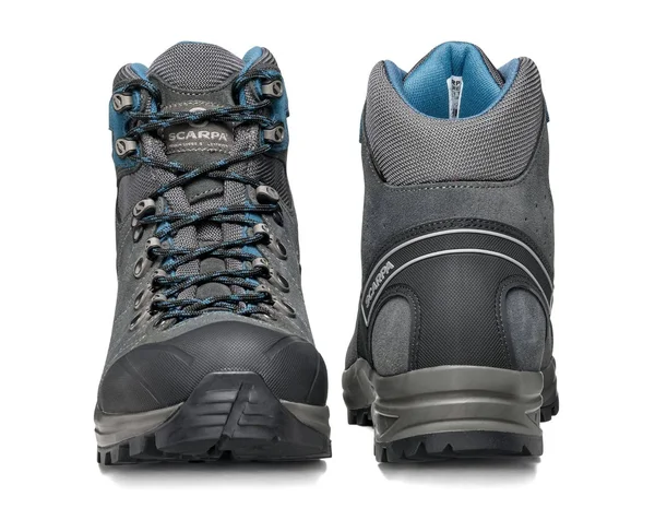 Scarpa Men's Kailash Trek GTX, 45, Shark Grey/Lake Blue