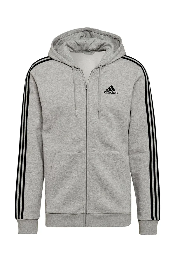 Adidas 3 Stripes Full Zip Sweatshirt M, Regular
