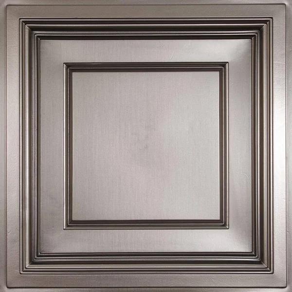 Ceilume 2 ft. x 2 ft. Lay-In Ceiling Panel Coffered - Impact Resistant, Tin (Case of 6)