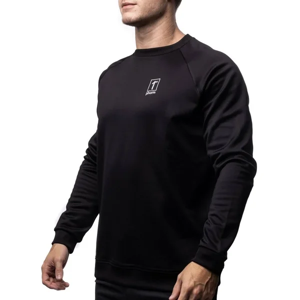 Men's Challenger Pullover Top, Size Medium in Black by 1st Phorm