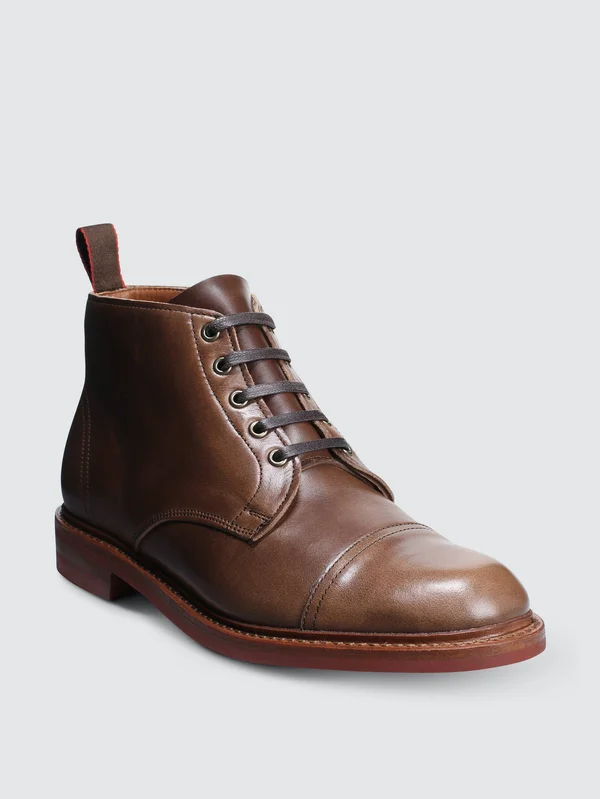 Allen Edmonds Men's Patton WP Oxford Boot - Natural, 10