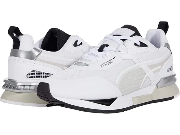 Puma Mirage Tech Core Sneakers, White/Grey/Violet, 8.5