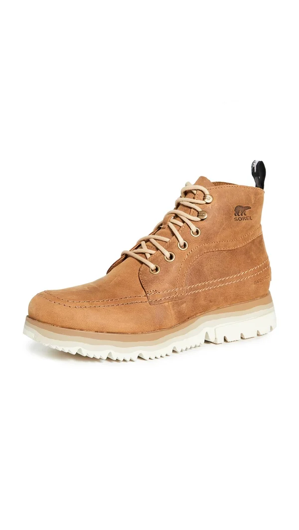 Sorel Atlis Chukka Waterproof Boots Elk/Oatmeal 10