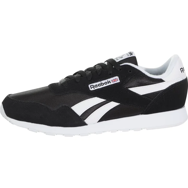 Reebok Men's Royal Nylon Fashion Sneaker Black/White 11