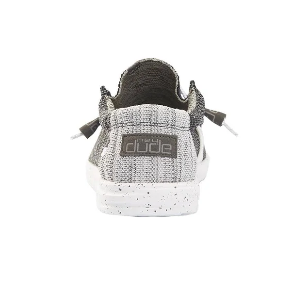 Hey Dude Wally Free Men's Shoes Galaxy Grey : 8 M