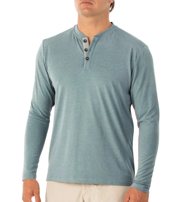 Free Fly Men's Bamboo Flex Henley