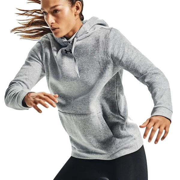 Under Armour Women's Hustle Fleece Hoody - Gold - XL