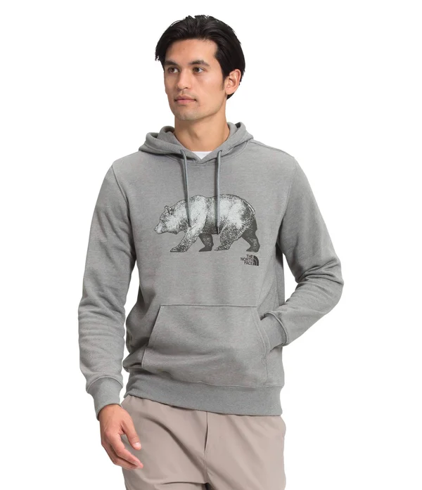 The North Face Bear Pullover Hoodie - Men's TNF Medium Grey Heather - S