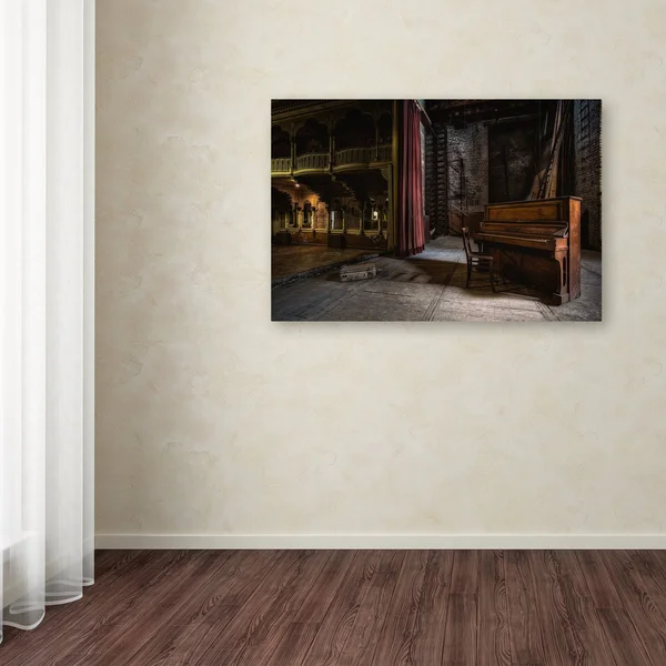 Trademark Fine Art 'Show Interrupted' Canvas Art by Adrian Popan, Size: 16x24