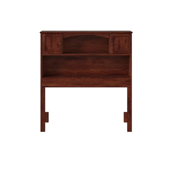 Atlantic Furniture Newport Grey Twin Bookcase Headboard