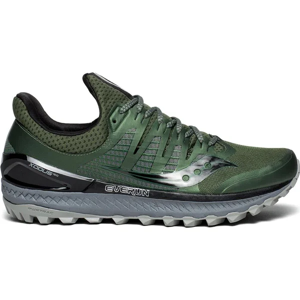 Men's Saucony Xodus ISO 3 Olive Black - in Size 8