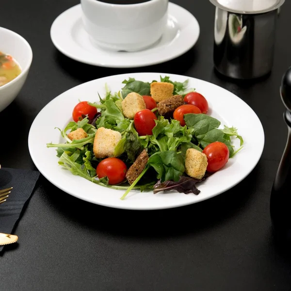 Arc Cardinal R0804 Candour White 8-1/2x22 Salad Plate - 24, CS