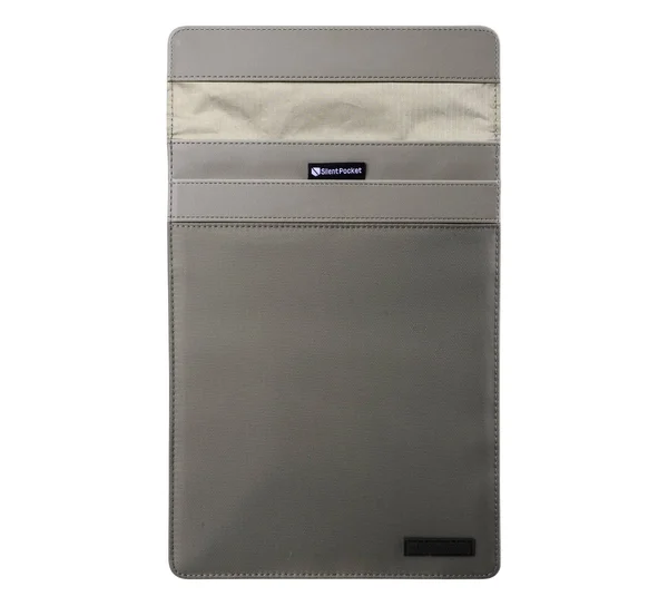 Silent Pocket Faraday Bag Tablet Sleeve - Leather or Waterproof Nylon - Signal Blocking Device Shielding for iPad - Samsung Galax