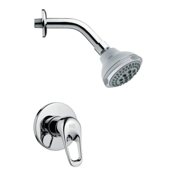 Remer SS1074 Mario Modern Round Chrome Shower Faucet Set