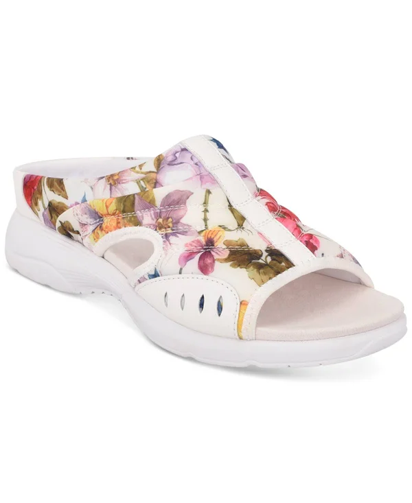 Easy Spirit Traciee Women's Slide Sandals - Size: 12, White
